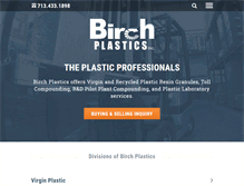 Tablet Screenshot of birchplastics.com